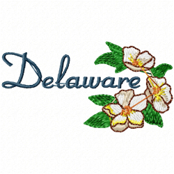 Flowers And Tree Embroidery Design 3